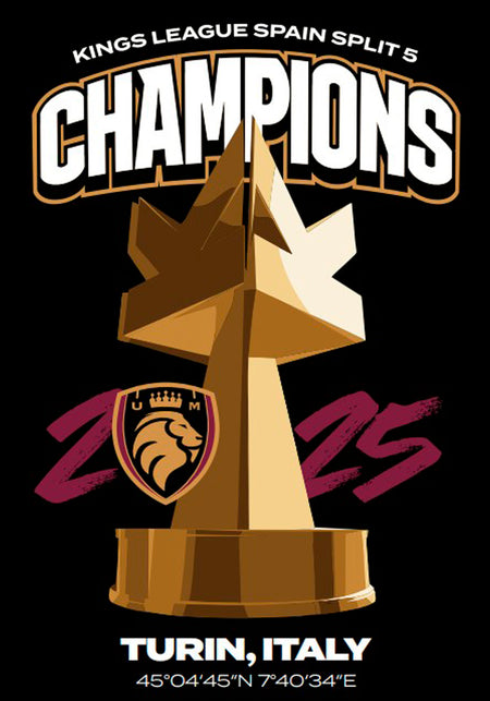 Camiseta Niño - Winner Tee Ultimate Mostoles Split 5 Turín 2025